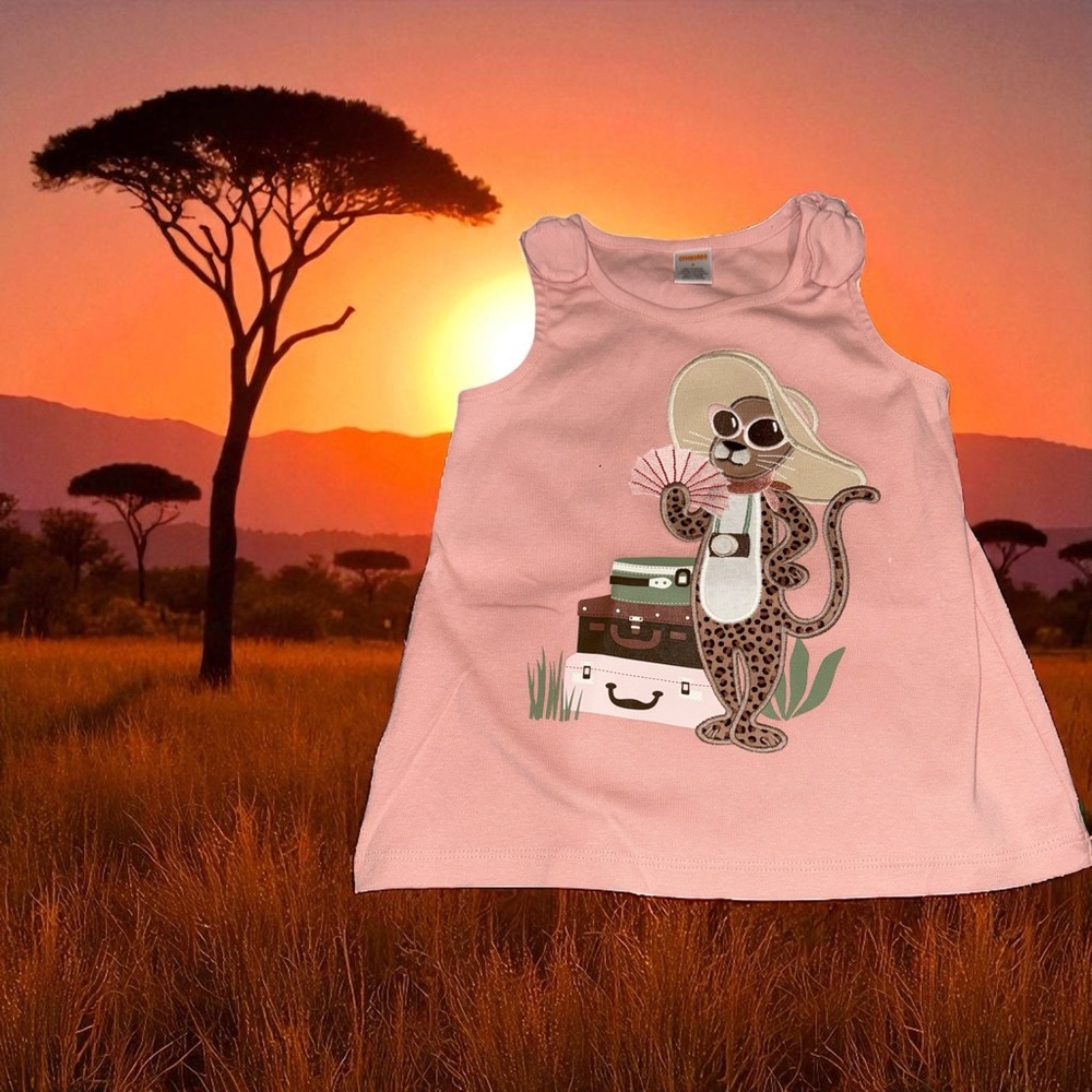 Gymboree “Safari” Tank Top Girls (6) NEW